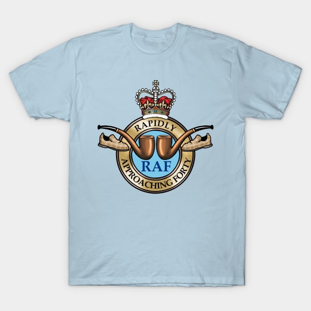 Rapidly Approaching Forty (RAF) T-Shirt by GODDARD CREATIVE